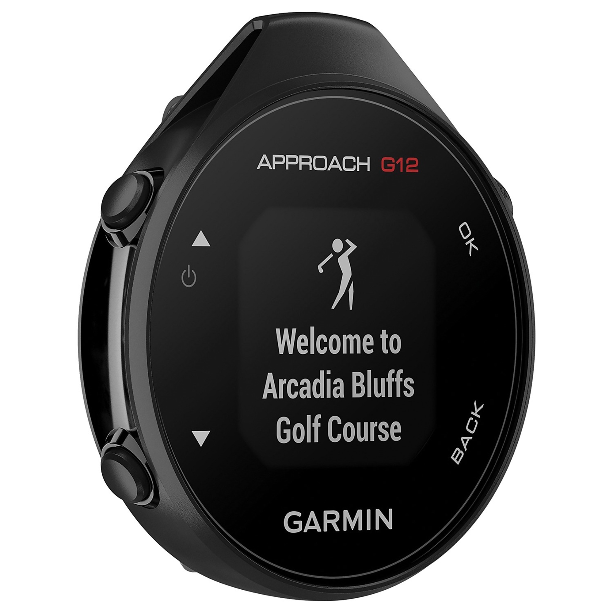 Garmin Approach G12 Golf Range Finder — GPS, 30-Hour Battery Life, Preloaded with 42,000 Courses, Model# 010-02555-00
